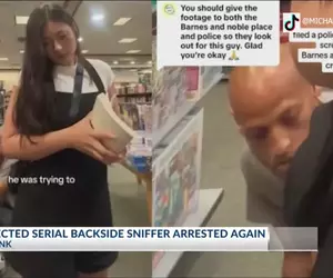 臭名昭彰的《連環聞臀噁男》再次被捕 又不是狗狗卻非常喜歡聞女生的屁股氣味