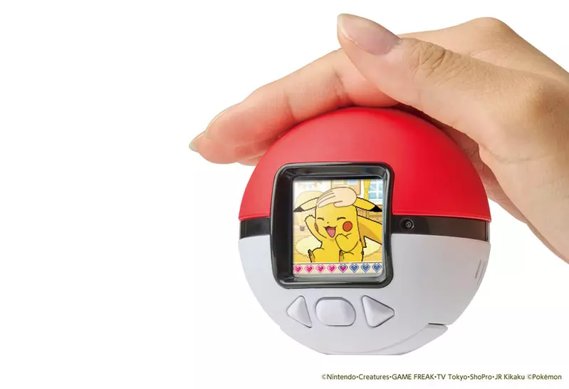 TAKARA TOMY《寶可夢精靈球》電子玩具 小小一台就可以實現你照顧、對戰等功能