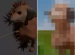 《3D愛犬鍊成》網友想復活已逝的狗狗 過程雖然產生了爆炸性的NG結果，但好在最後修好了