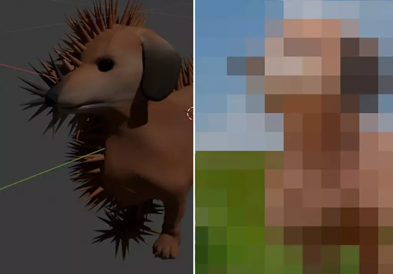 《3D愛犬鍊成》網友想復活已逝的狗狗 過程雖然產生了爆炸性的NG結果，但好在最後修好了