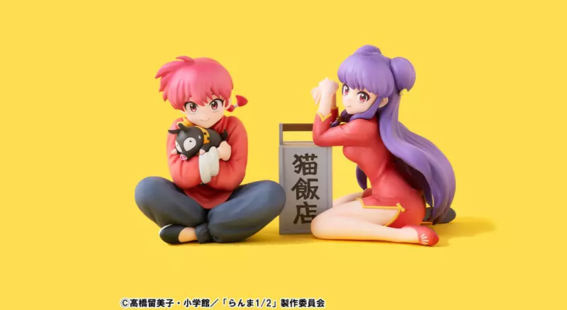 G.E.M.手掌系列《亂馬1/2》女亂馬＆珊璞模型 預計2026年2月推出