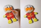 《麵包超人》超逼真色鉛筆畫 看似真實的絨毛玩偶其實是平面的繪畫作品