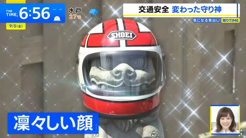 《櫻花機車神社》戴著安全帽的可愛狛犬 守護機車騎士們的行車安全