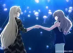《動漫中的百合元素》跟水族館的場景非常搭 始祖是出自美少女戰士？