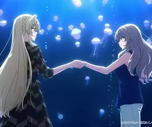 《動漫中的百合元素》跟水族館的場景非常搭 始祖是出自美少女戰士？