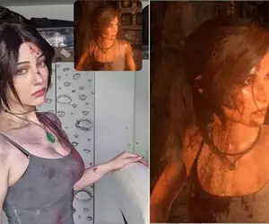 古墓奇兵cosplay《SCHMINK_ACC_LIEKECOULE》受傷表現真的很逼真