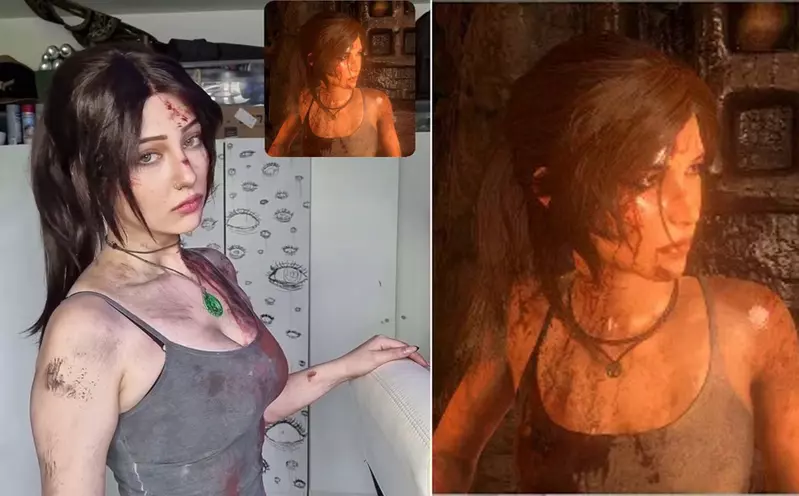 古墓奇兵cosplay《SCHMINK_ACC_LIEKECOULE》受傷表現真的很逼真