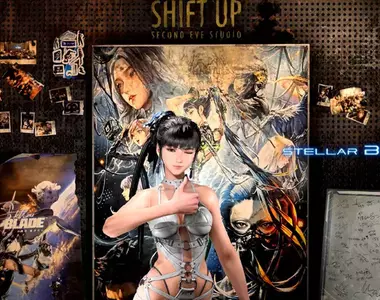 《劍星》PS5版本1.4.0更新登場「Shift Up 工作室」,其中還有一件新奈米衣就是體模「尹雪花」曾穿過的那件