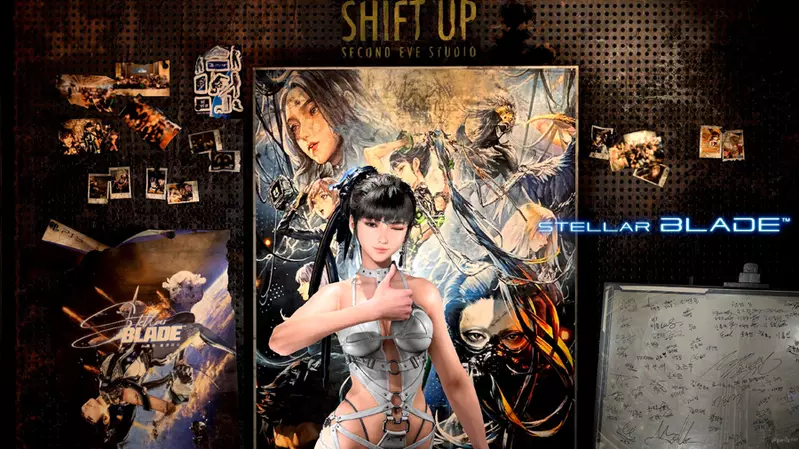 《劍星》PS5版本1.4.0更新登場「Shift Up 工作室」，其中還有一件新奈米衣就是體模「尹雪花」曾穿過的那件