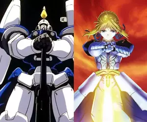 《Saber站姿的起源》他認為是來自鋼彈W 其他網友不服提出各種證據反駁