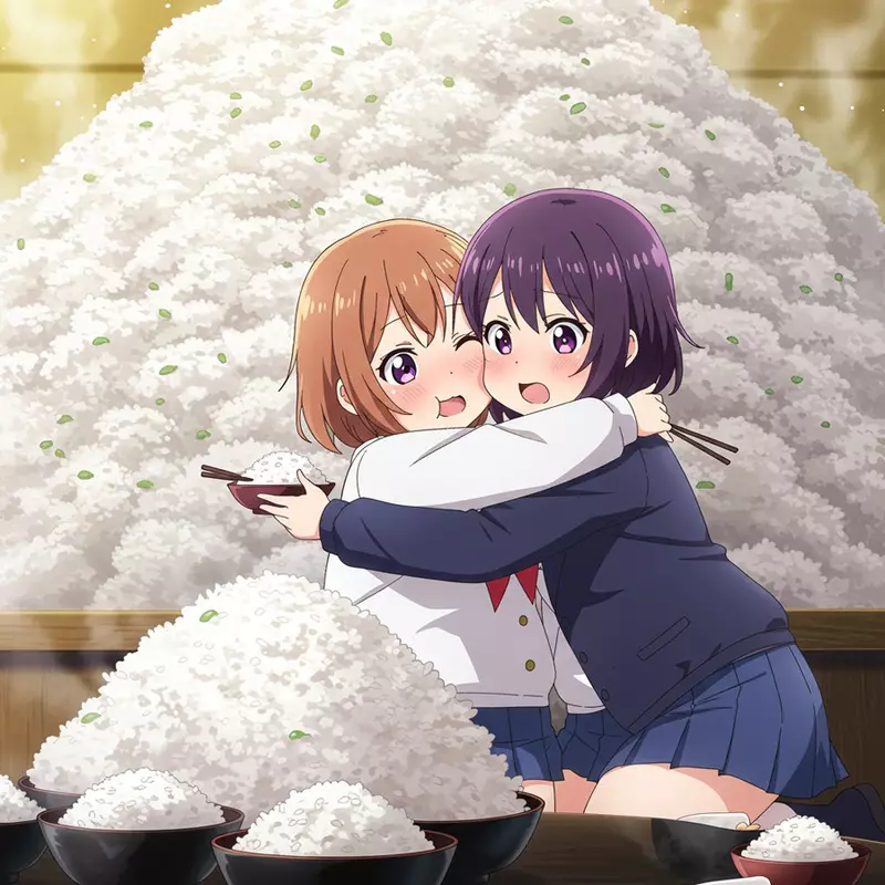 讓AI表現出《百合動畫》的感覺 這麼多白米飯澱粉超標是什麼意思？