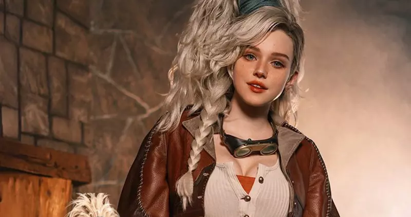 《魔物獵人荒野》由「Shirogane-Sama」性感COS調查隊工匠「潔瑪」