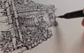 鋼筆畫家《Kamulch_Art》的舒壓創作過程 不看畫面光聽書寫聲音也是爽爽的ASMR