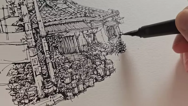 鋼筆畫家《Kamulch_Art》的舒壓創作過程 不看畫面光聽書寫聲音也是爽爽的ASMR 鋼筆畫家《Kamulch_Art》的舒壓創作過程 不看畫面光聽書寫聲音也是爽爽的ASMR