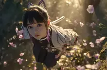 鬼滅之刃AI影片《柱的崛起》模糊了現實與幻想之間的電影式影片