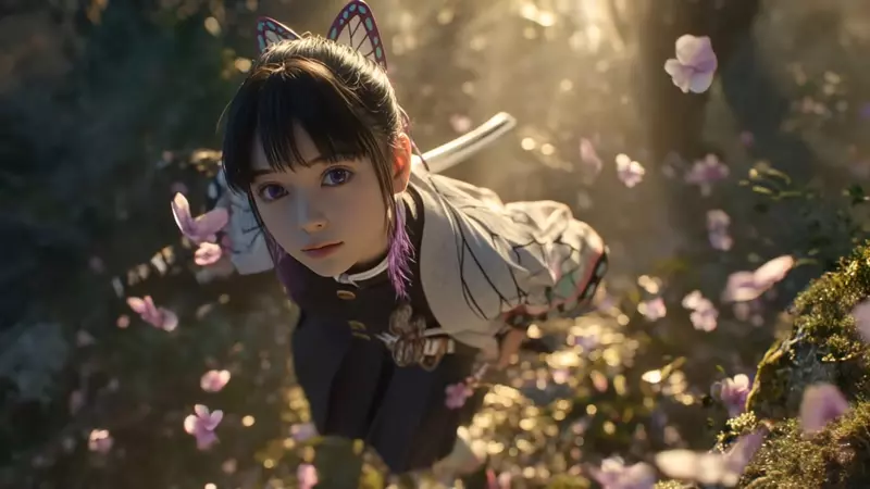 鬼滅之刃AI影片《柱的崛起》模糊了現實與幻想之間的電影式影片