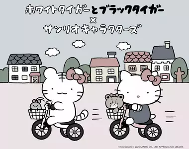 《小白虎和黑虎蝦 × 三麗鷗》聯名合作 這豆豆眼太可愛了吧