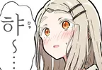《學園偶像大師》篠澤廣極簡化的結果 只要一個韓文字就足夠了