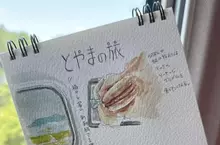 網友用繪圖記錄一趟難得富山之旅 作品發佈讓網友看後讚歎:這才是最理想的旅遊方式