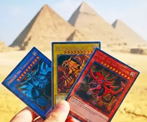 遊戲王粉絲的聖地巡禮 帶著卡片直奔埃及朝聖，網友表示:最死忠的決鬥者出現惹