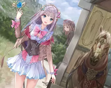 《露露亞的鍊金工房》岸田梅爾分享封面插畫秘辛 馬畫得太好反而被裁切掉了？