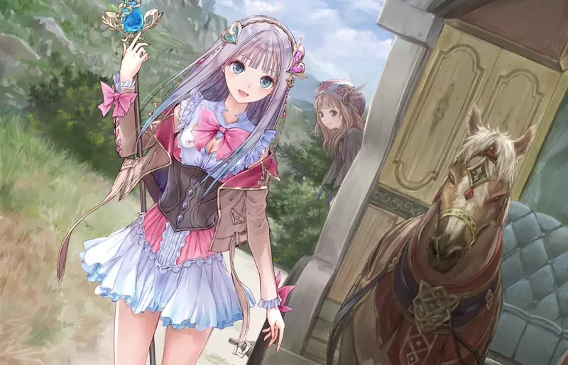 《露露亞的鍊金工房》岸田梅爾分享封面插畫秘辛 馬畫得太好反而被裁切掉了？