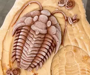 在國外成為話題的《三葉蟲冰淇淋》這冰凍化石的外觀讓人咬不下去啊(汗)