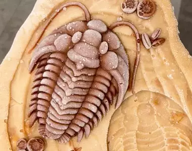 在國外成為話題的《三葉蟲冰淇淋》這冰凍化石的外觀讓人咬不下去啊(汗)