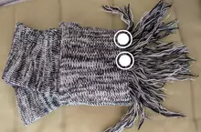 網友分享《將圍巾折成烏賊的做法》如果顏色選得對其實做出來會很逼真唷