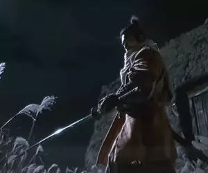 網友AI創作《隻狼》如果是一支90年代的時代劇作品那麼畫面大概會是這個樣子