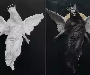 天使與惡魔並存的奢華破壞藝術 莊嚴神聖卻又身兼著暴力美學的藝術感