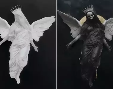 天使與惡魔並存的奢華破壞藝術 莊嚴神聖卻又身兼著暴力美學的藝術感