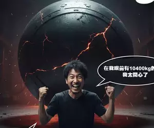 因眼前一光景腦洞大開的網友，幻想裝著10400kg屎尿的桶灌爆炸，想著會以非常了不起的方式死翹翹就覺得超屌