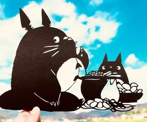 網友手做的吉卜力剪紙藝術 網友表示:這作品簡直可以辦展覽惹