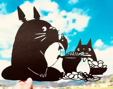 網友手做的吉卜力剪紙藝術 網友表示:這作品簡直可以辦展覽惹