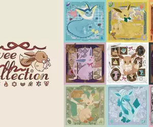 日本寶可夢中心推出《Eevee Collection伊布收藏系列》9隻伊布家族全員到齊 超萌拼布風設計