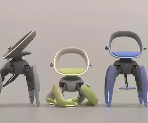 TOYOTA推出機器人四足座椅《Walk Me》移動概念產品，像極了攻殼機動隊當中的代表性機械塔奇克馬（タチコマ）