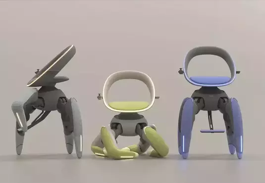 TOYOTA推出機器人四足座椅《Walk Me》移動概念產品，像極了攻殼機動隊當中的代表性機械塔奇克馬（タチコマ）