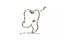 網友分享《關於我智齒太過可愛這件事》這樣子就像是自己從牙槽跑出來的這樣(笑)