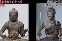 佛寺佛像研究家全力cos《不動明王雕像》的樣子 網友表示:這模樣逼真到即使放在寺廟中也毫無違和感