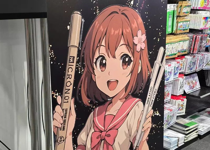 《巴塞隆納漫畫節》日本櫻花公司擺攤用ＡＩ圖？網友痛批你的畫材是要賣給誰