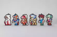 能夠動手拼湊的《最終幻想》鑲珠嵌底座製作的六款造型吊飾