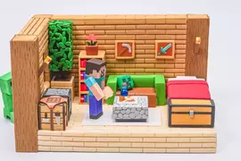 網友利用黏土製作《麥塊風格》場景模型 完美重現遊戲畫面讓人看了直呼「超感動」