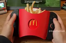 Switch2趣味周邊《薯條盒手把架》邊玩邊吃才是一種真正的享受