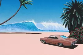 《插畫家永井博》驚覺自己的作品被盜用 對方竟然是美國國土安全部