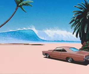 《插畫家永井博》驚覺自己的作品被盜用 對方竟然是美國國土安全部