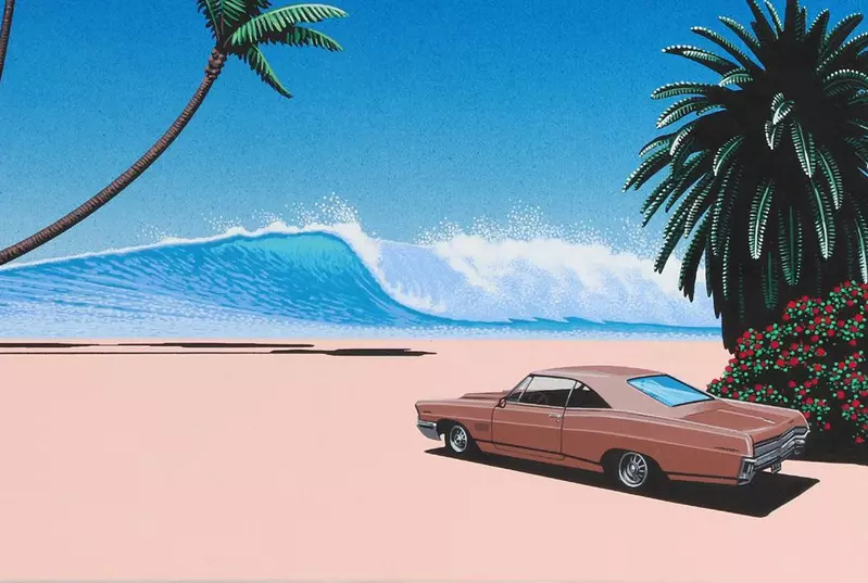 《插畫家永井博》驚覺自己的作品被盜用 對方竟然是美國國土安全部