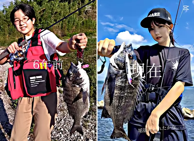 以為是男孩結果是釣魚美少女的《aoi醬》6年前後的對比照獲得160萬網友的驚嘆