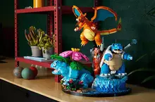 《樂高與寶可夢》聯名系列公開 首波推出三種主題套件若全收集，便可以收集皮卡丘、伊布、噴火龍、妙蛙花以及水箭龜喔