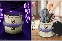 《火影忍者》實用景品「封印佐助的棺桶」將於1月15號正式發售，可以用來收納辦公室文具喔